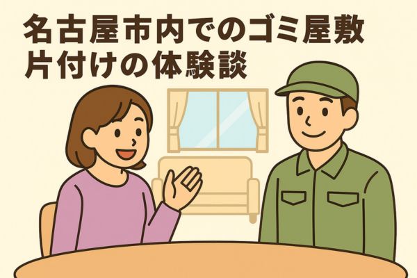 名古屋市内でのゴミ屋敷片付けの体験談