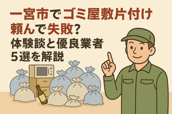 一宮市でゴミ屋敷片付け頼んで失敗？体験談と優良業者5選を解説