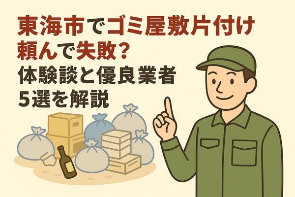 東海市でゴミ屋敷片付け頼んで失敗？体験談と優良業者5選を解説