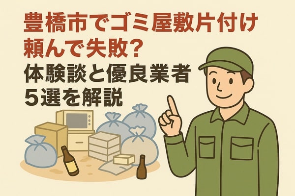 豊橋市でゴミ屋敷片付け頼んで失敗？体験談と優良業者5選を解説