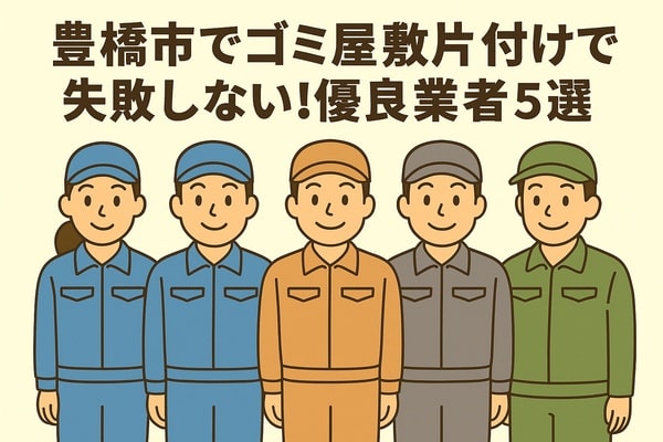 豊橋市でゴミ屋敷片付けで失敗しない！優良業者5選