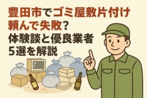 豊田市でゴミ屋敷片付け頼んで失敗？体験談と優良業者5選を解説
